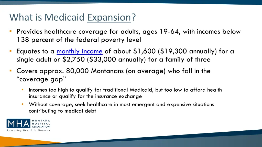 what is medicaid expansion