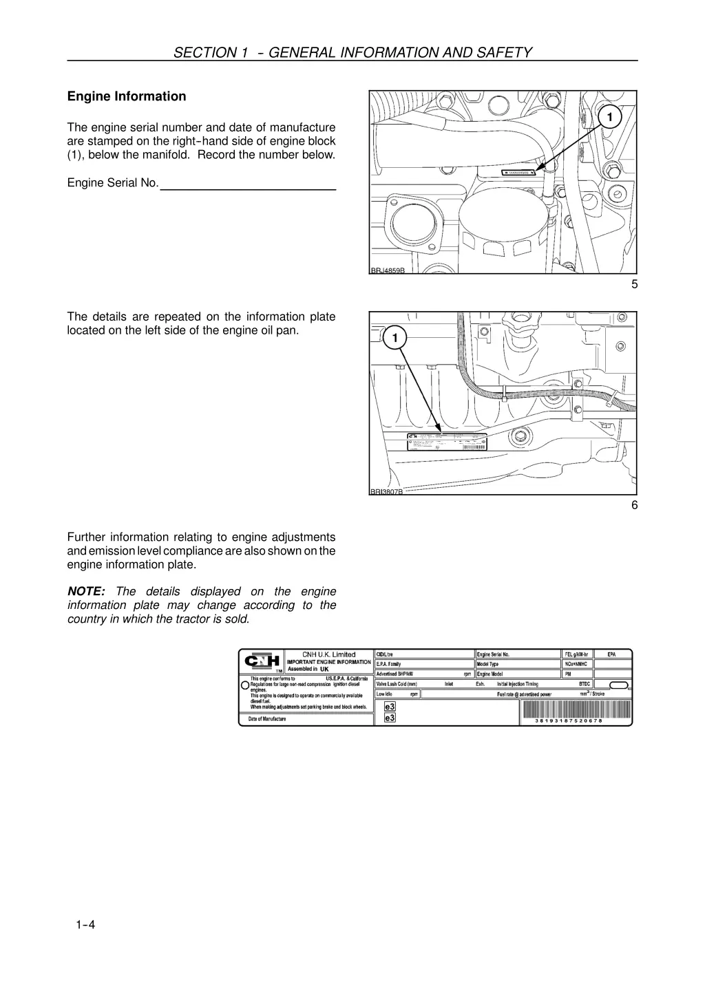 section 1 general information and safety 2