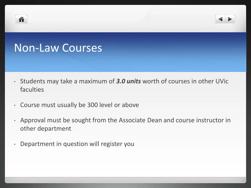 non law courses