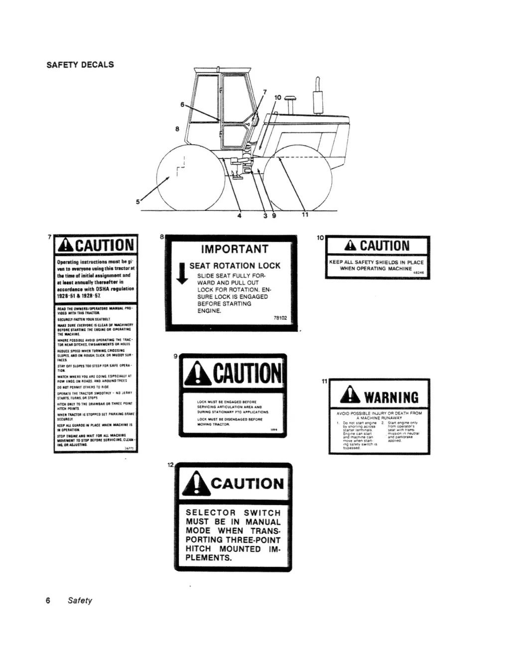 safety decals