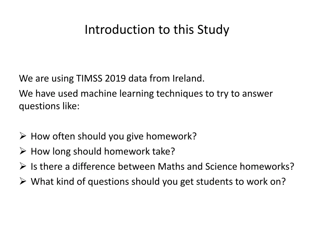 introduction to this study 1