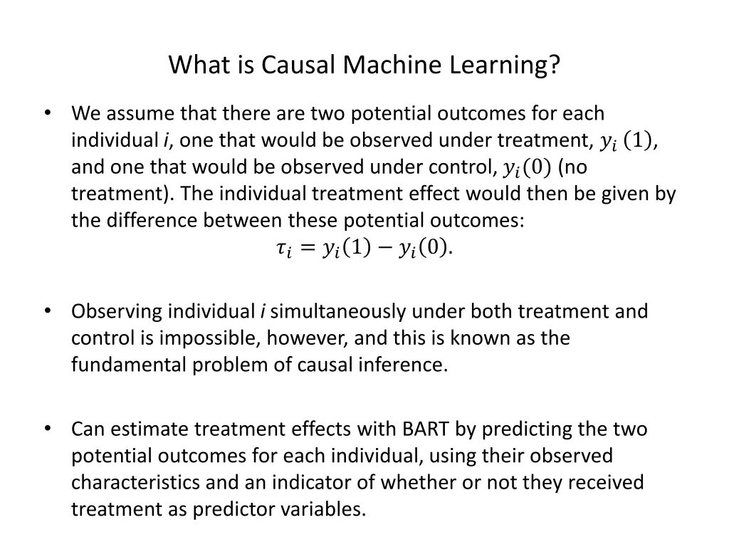 what is causal machine learning 1