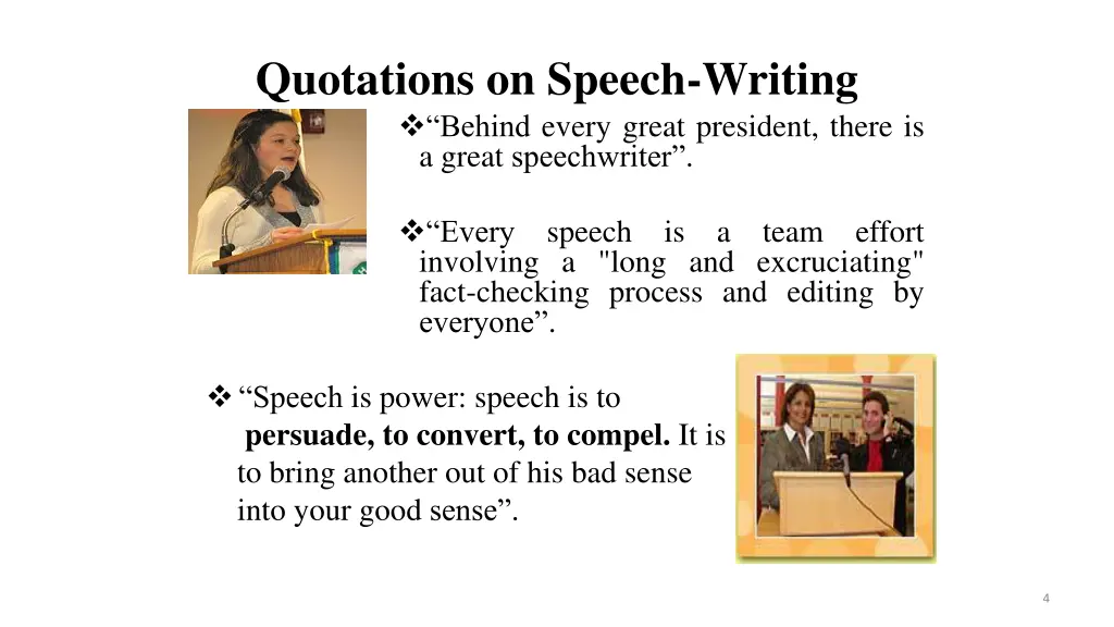 quotations on speech writing behind every great