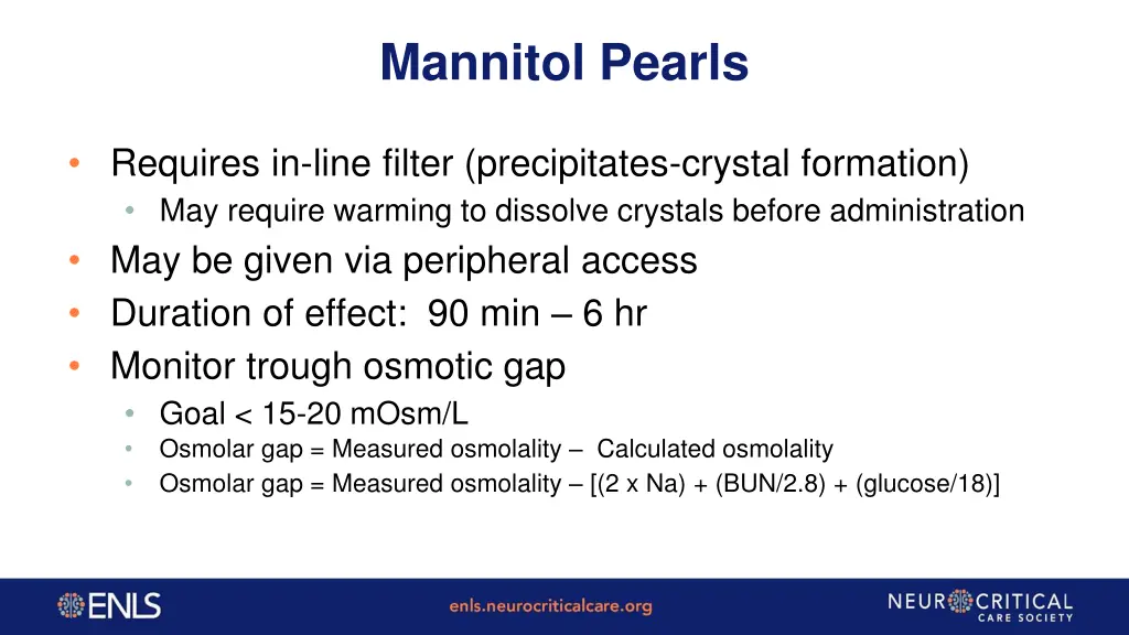 mannitol pearls