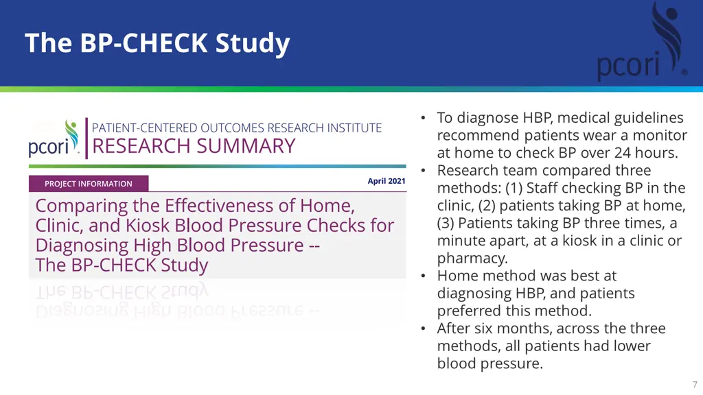 the bp check study