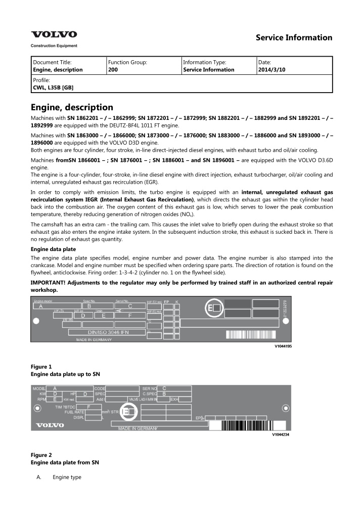 service information