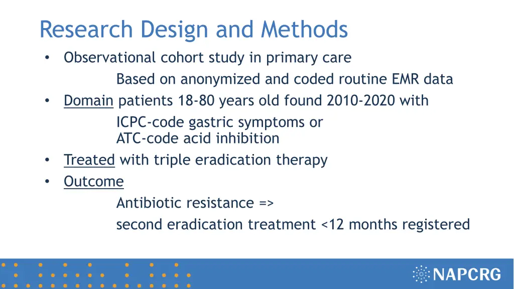 research design and methods observational cohort