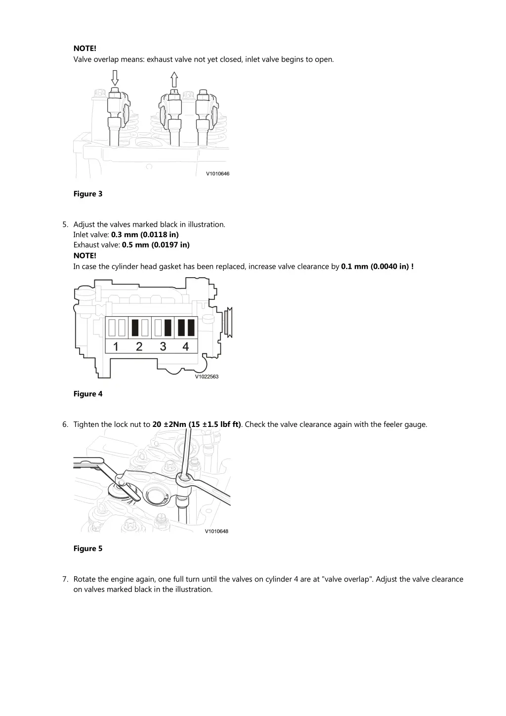 note valve overlap means exhaust valve