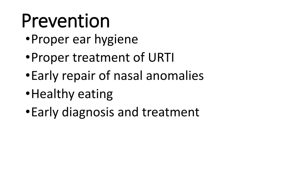 prevention prevention proper ear hygiene proper