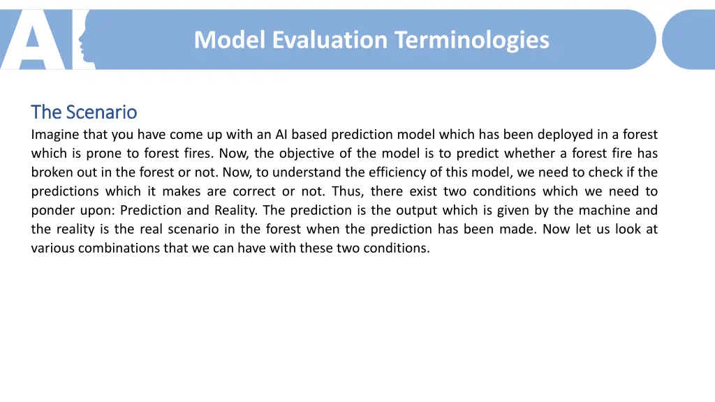 model evaluation terminologies