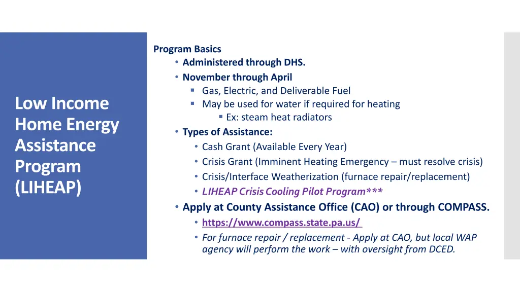 low income home energy assistance program liheap