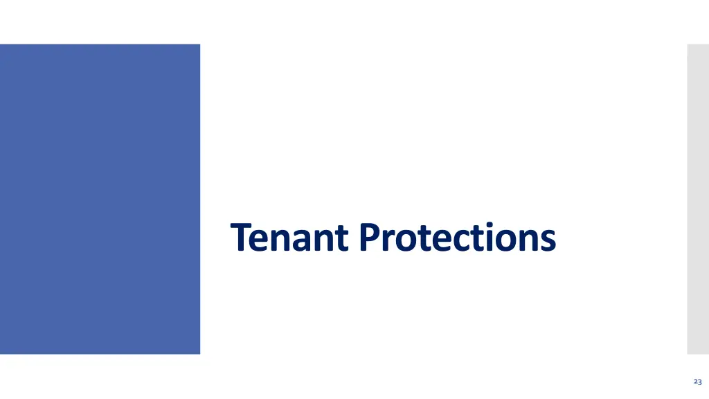 tenant protections