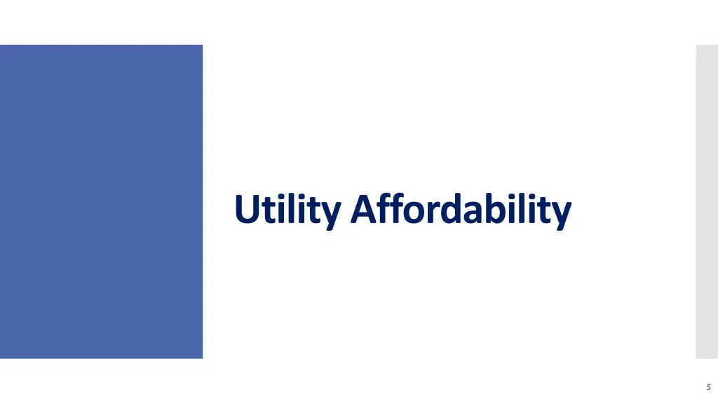 utility affordability