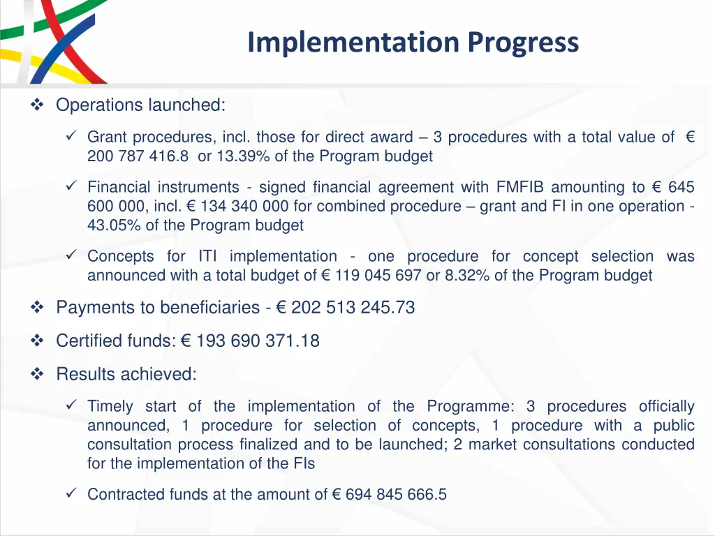 implementation progress 4