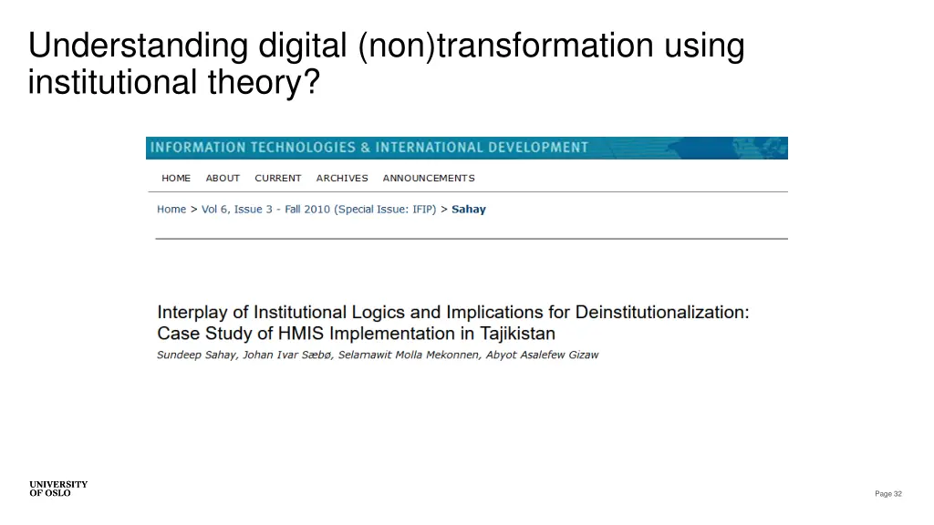 understanding digital non transformation using