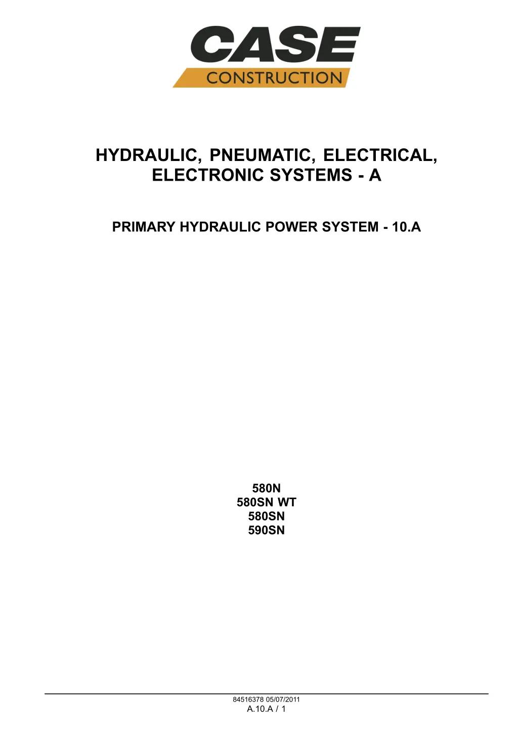 hydraulic pneumatic electrical electronic systems