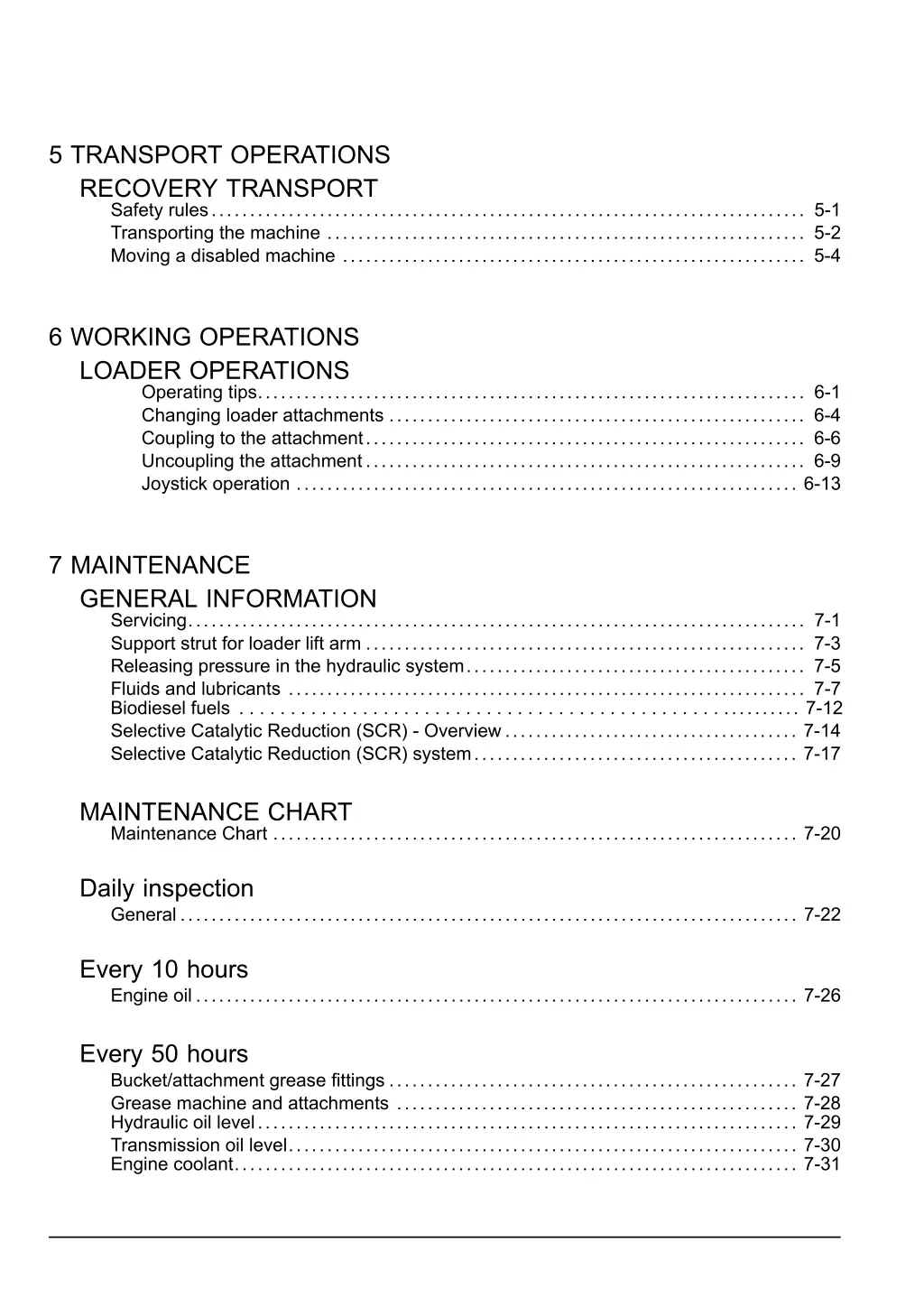 5 transport operations recovery transport safety