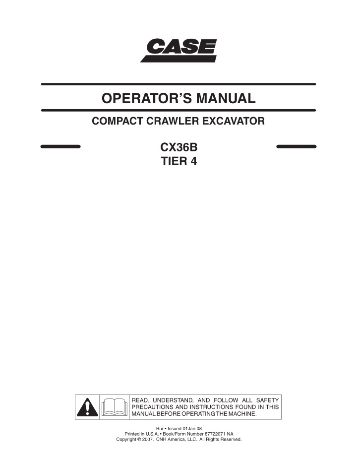 operator s manual