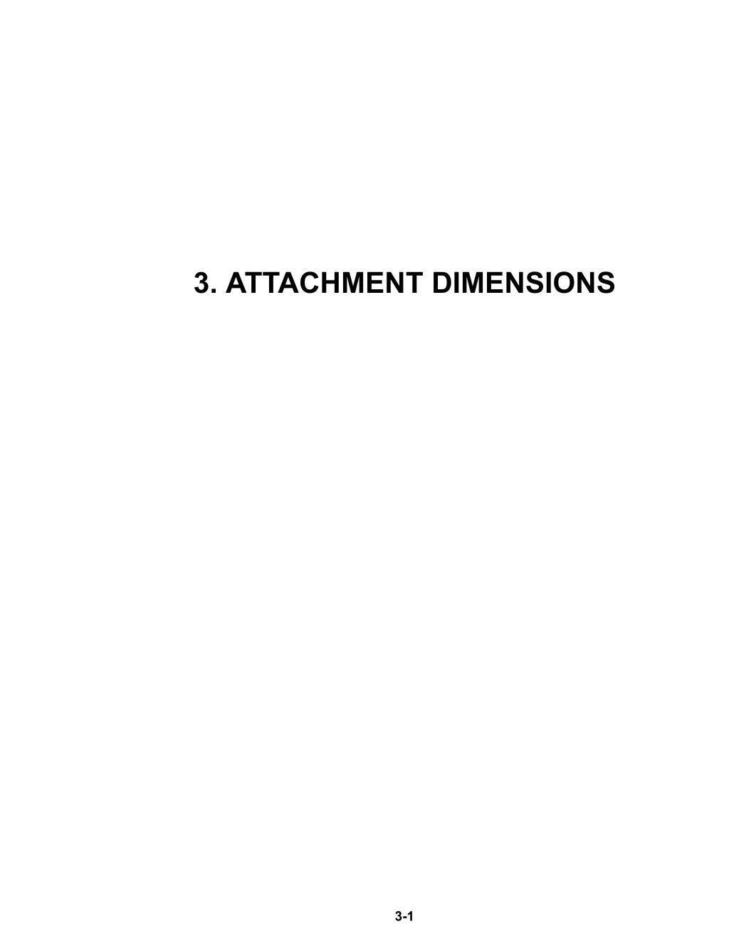 3 attachment dimensions