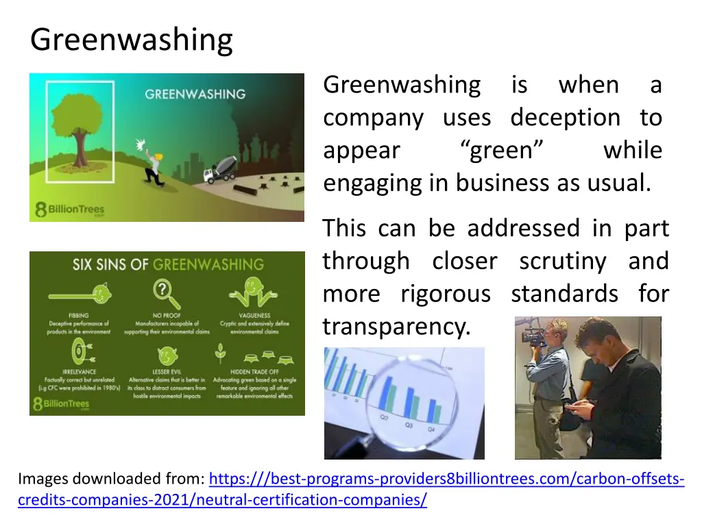 greenwashing