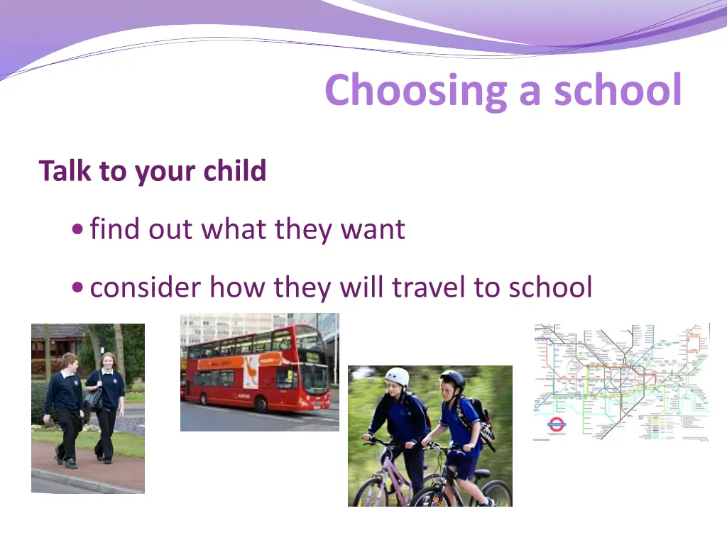 choosing a school