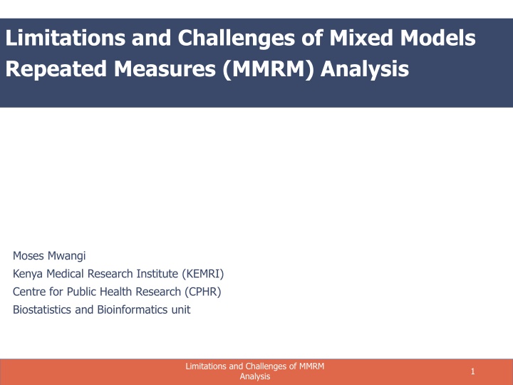 limitations and challenges of mixed models