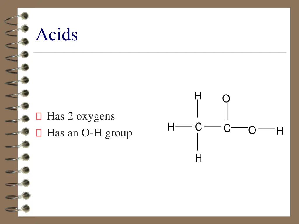 acids