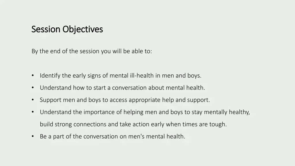 session objectives session objectives 1