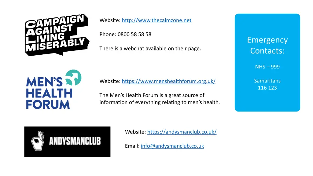 website http www thecalmzone net