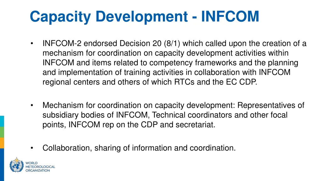 capacity development infcom 1