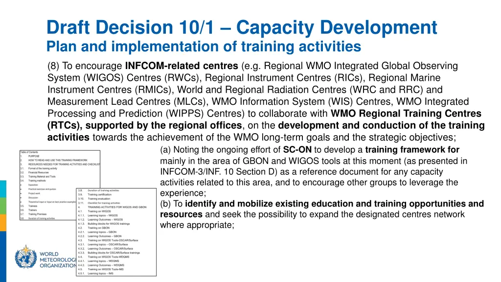 draft decision 10 1 capacity development plan 1