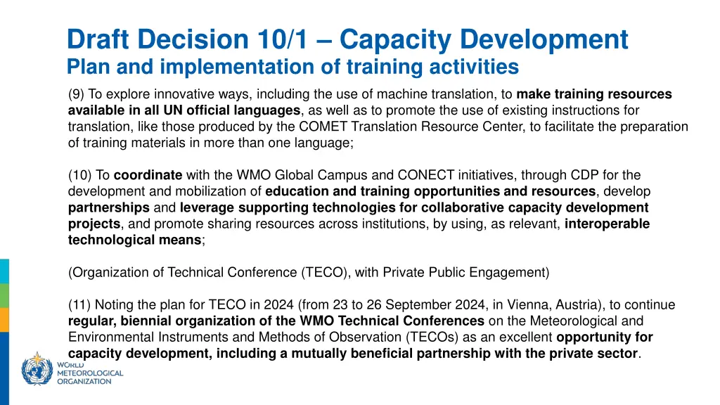 draft decision 10 1 capacity development plan 2