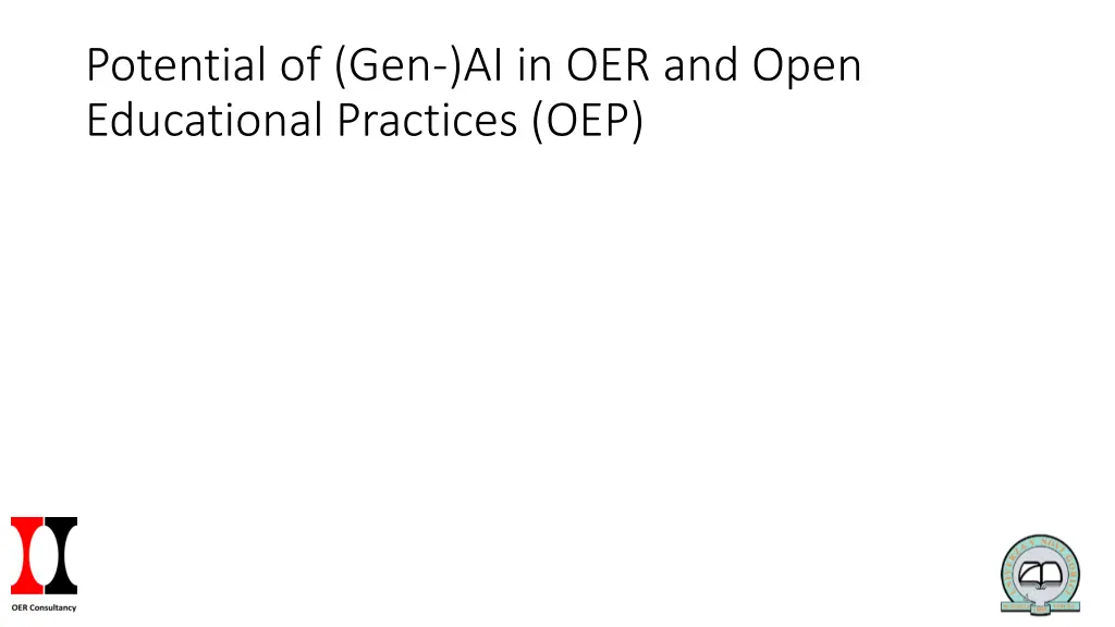 potential of gen ai in oer and open educational