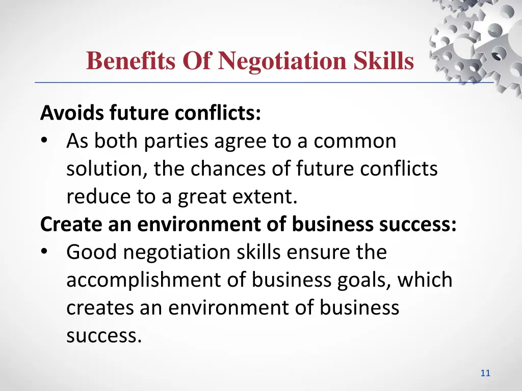 benefits of negotiation skills 2