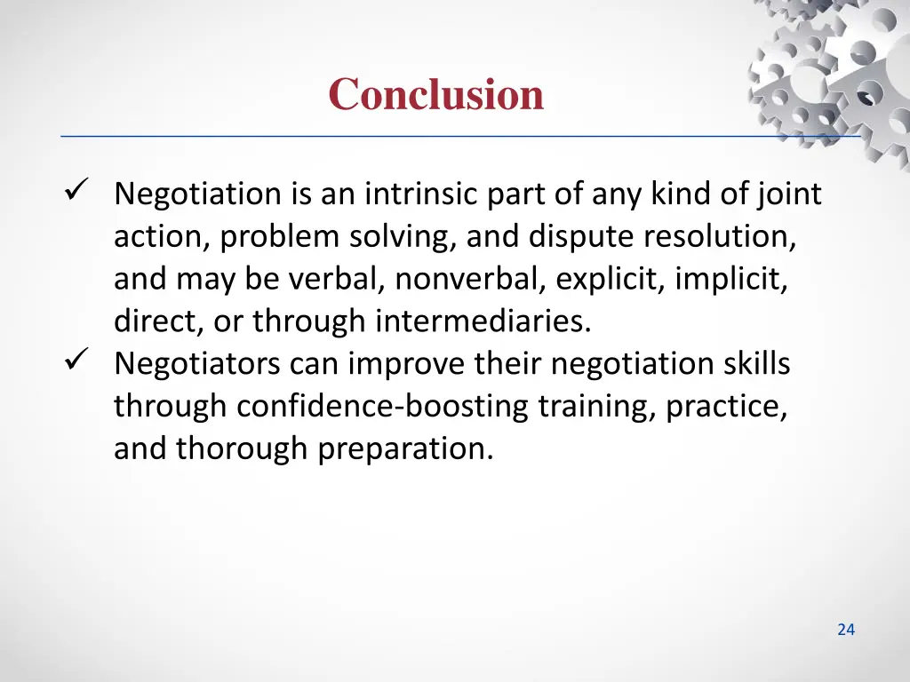 conclusion