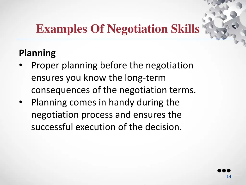 examples of negotiation skills 2