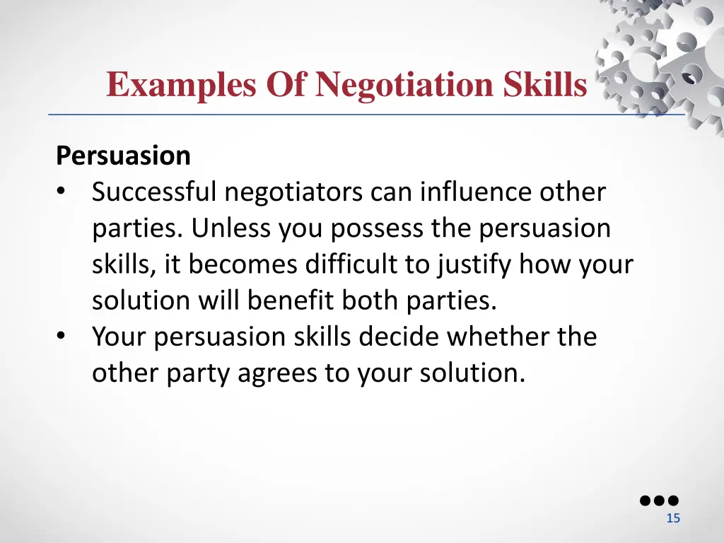 examples of negotiation skills 3