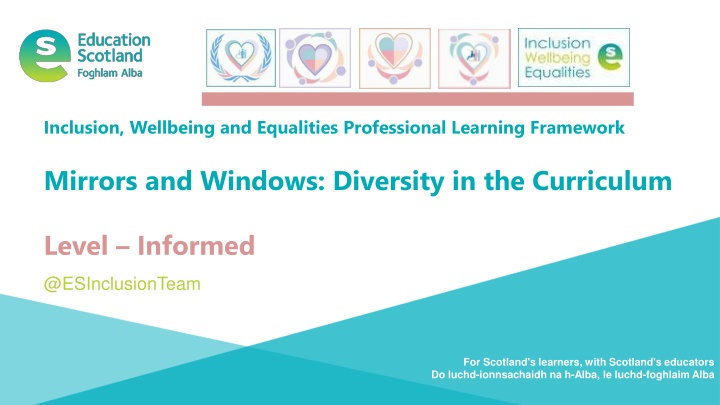 inclusion wellbeing and equalities professional