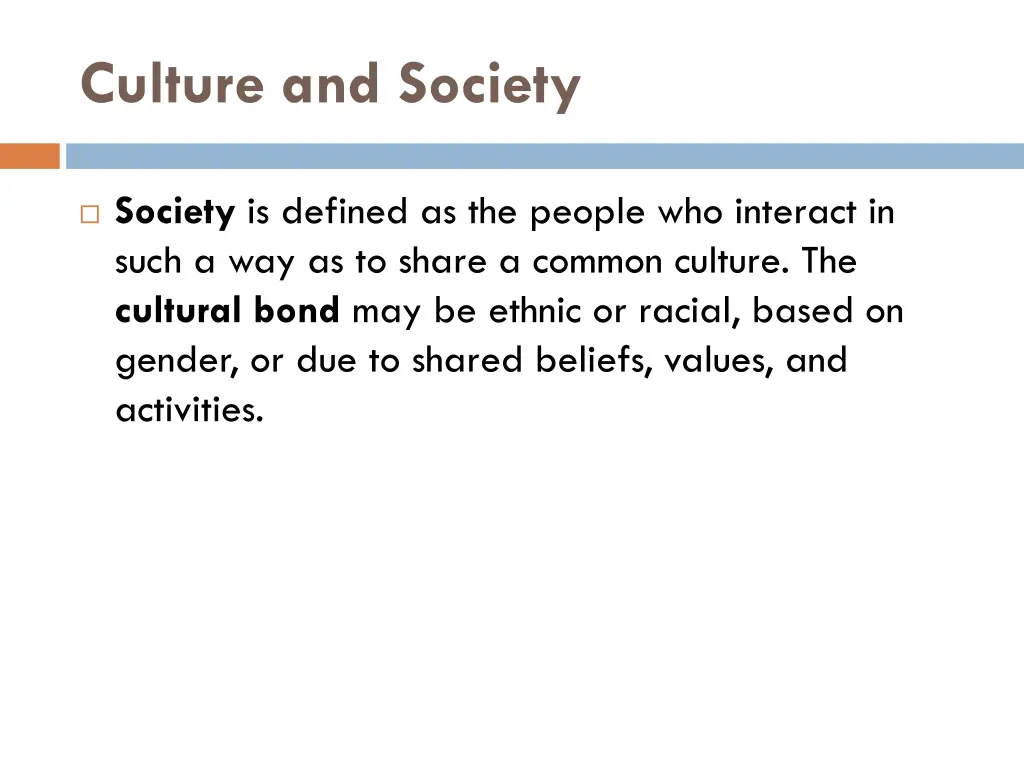 culture and society 5