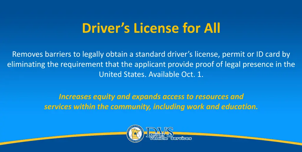 driver s license for all