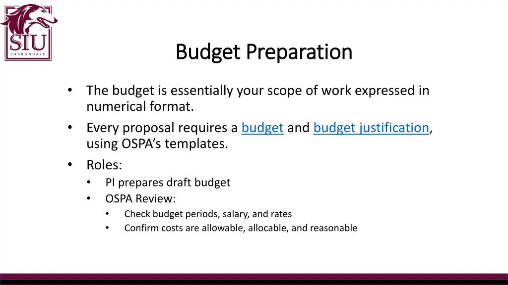 budget preparation budget preparation