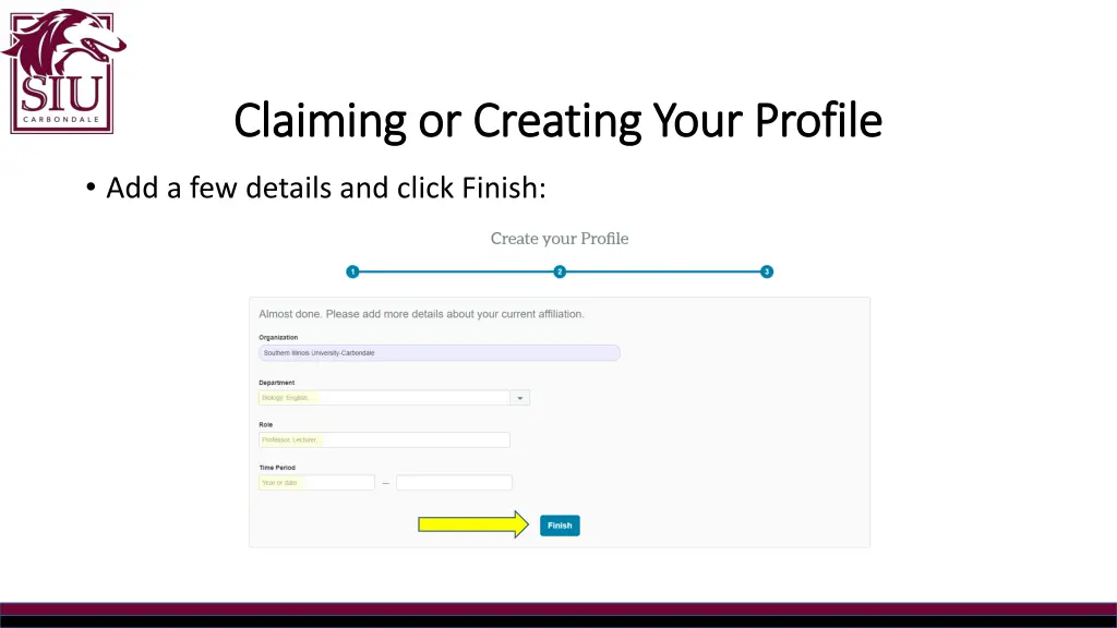 claiming or creating your profile claiming 2