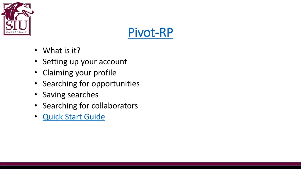 pivot pivot rp