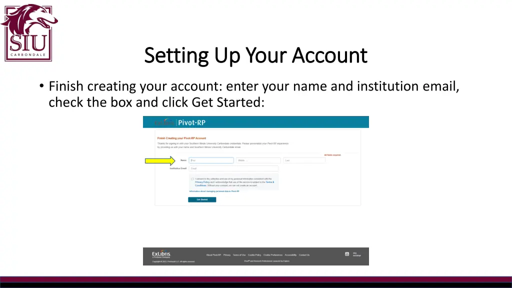 setting up your account setting up your account 2