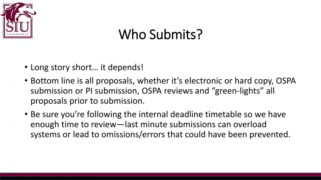 who submits who submits