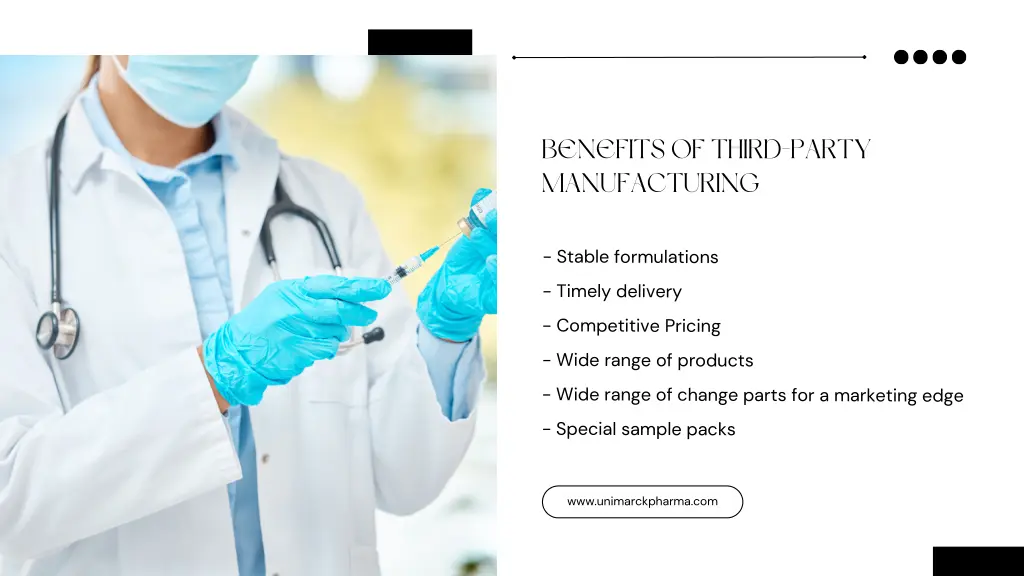 benefits of third party manufacturing