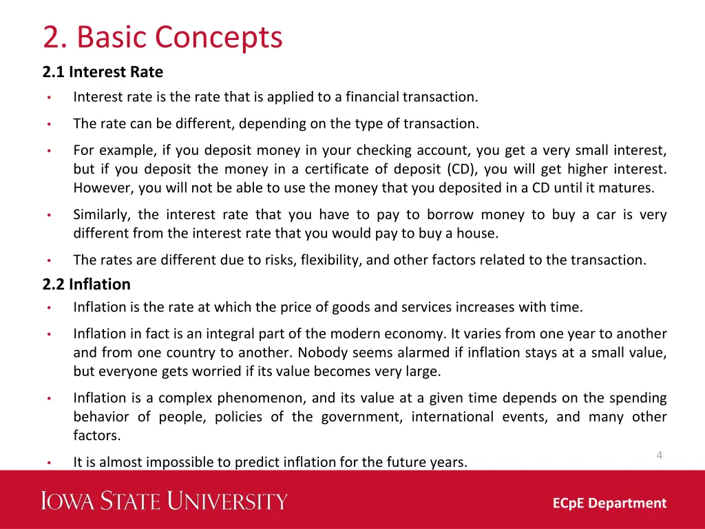 2 basic concepts 2 1 interest rate