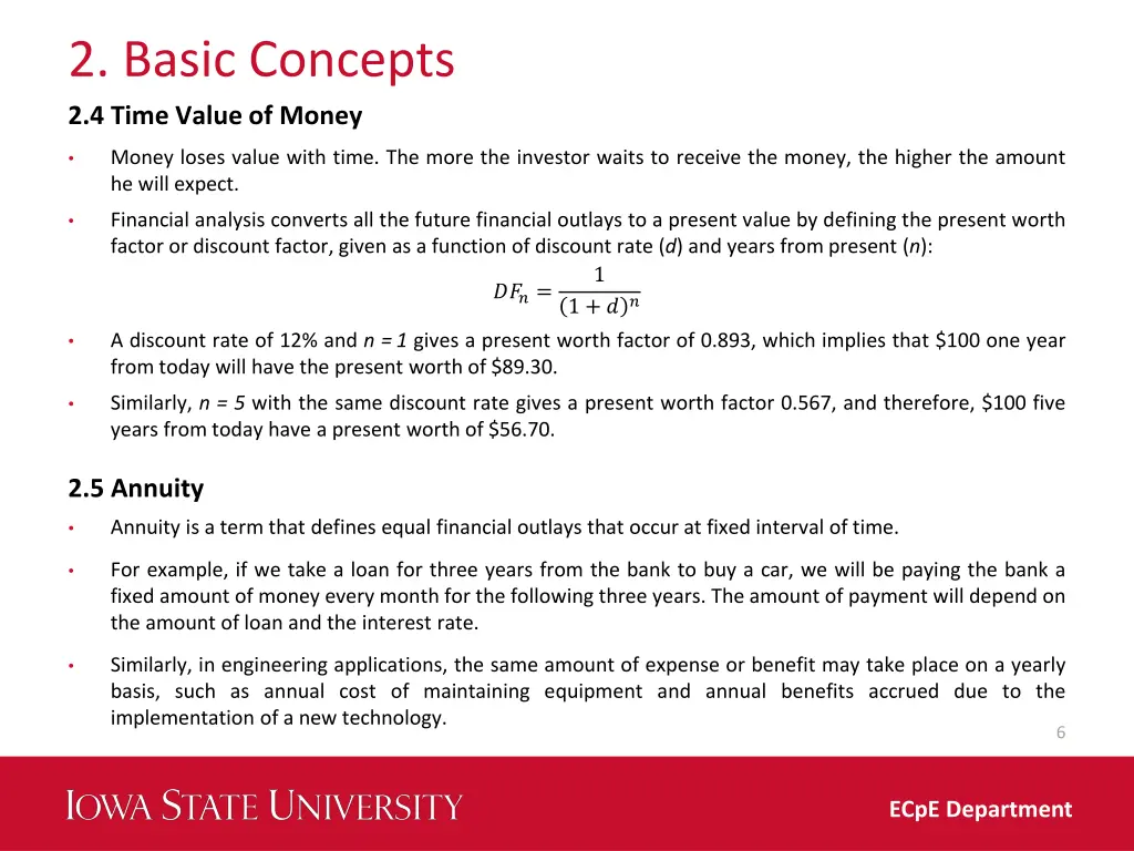 2 basic concepts 2 4 time value of money