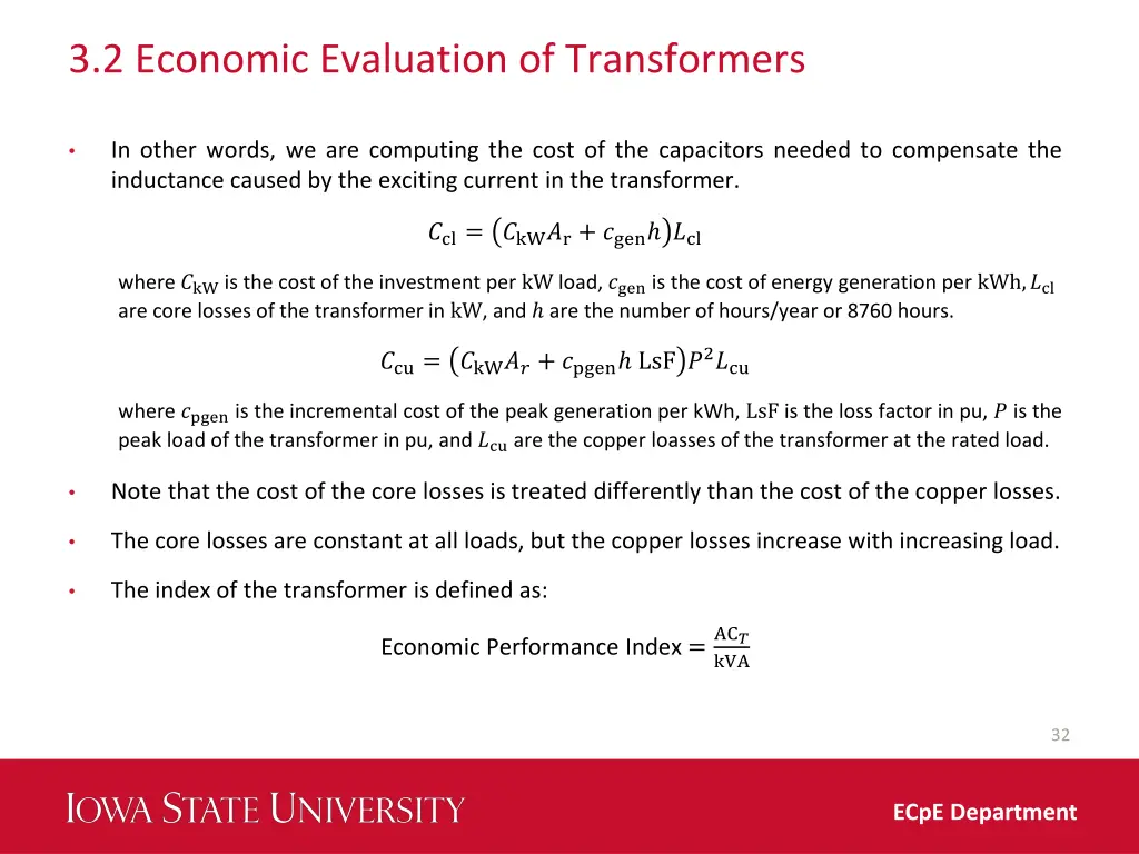 3 2 economic evaluation of transformers 1