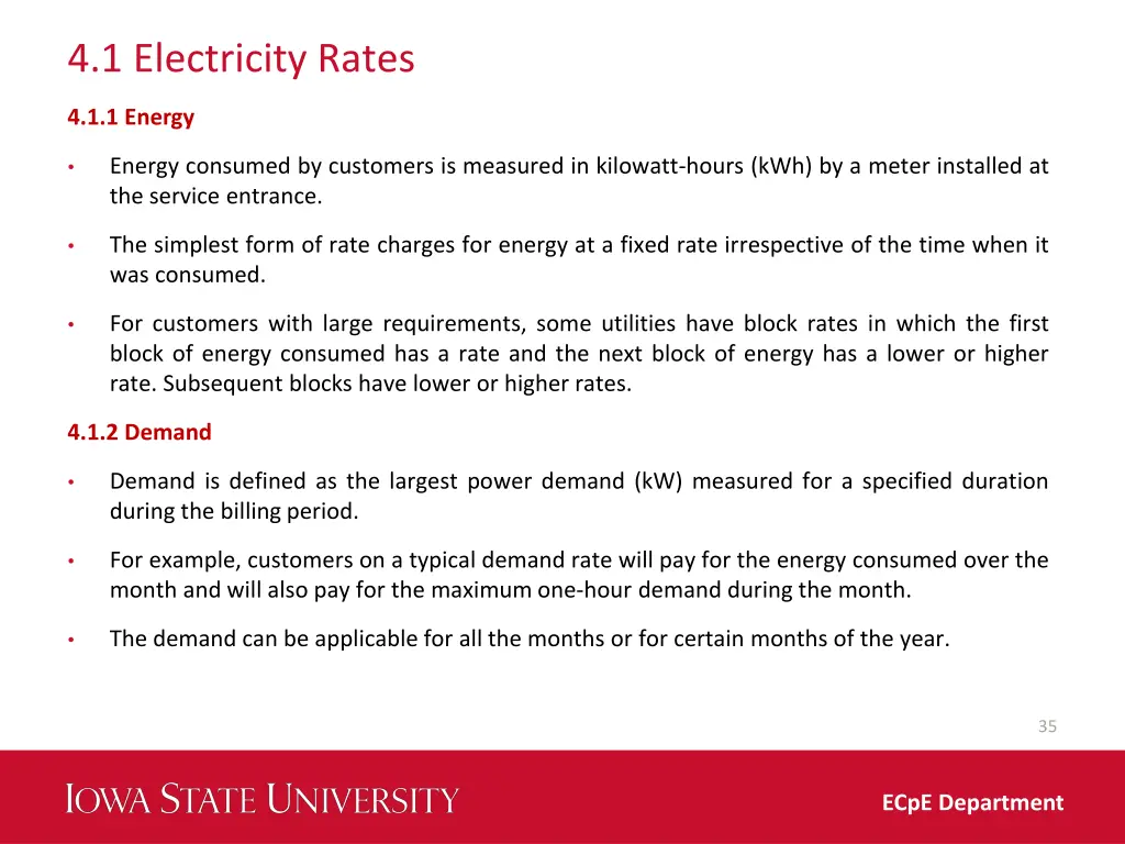 4 1 electricity rates